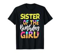 Sister Of The Birthday Girl Ice Cream Party Family Matching T-Shirt