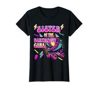 Sister Of The Birthday Girl Roller Skate Girl Birthday Party T-Shirt