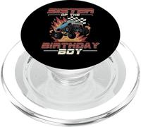 Sister Of The Birthday Party Monster Truck Sister PopSockets PopGrip for MagSafe