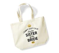 Sister Of The Bride Gift, Brides Sister Gift, Sister Of The Bride Bag, Tote Bag, Sister Of The Bride Keepsake, Brides Sister, Brides Sister Gift (Natural)