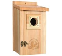 SISTERBIRD Bird Houses for Outside Clearance with Copper Guard, Cedar Bird House Outdoor, Bluebird Swallow Wren Chickadee Assembly Required