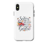 Sisters Are Different Flowers From The Same Garden Matching Case for iPhone X/XS