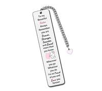 Sisters Bookmarks Graduation Gift Inspirational Go to University Encourage Keepsake Birthday Gift Christmas Teens Distance Accompany Back to School Present Best Wishes Book Accessory from Sisters Bro