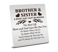 Sisters & Brothers Desk Sign - Birthday & Ideas for Sisters & Brothers