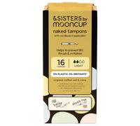 &SISTERS by Mooncup Naked Tampons with Cardboard Applicator (Light) - 16 Pack