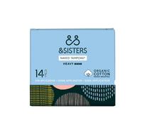 &SISTERS by Mooncup Organic Cotton Naked Tampons (Heavy) - 14 Pack