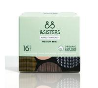 &SISTERS by Mooncup Organic Cotton Naked Tampons (Medium) - 16 Pack