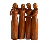Sisters by My Side, 15cm Resin Celebrates Friendships Four Sisters Sculpture, Upgraded Friend Gift for Women, Special Christmas Friendship Day Present for BestFemale