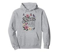 Sisters Different Flowers From Same Garden Matching Sister Pullover Hoodie