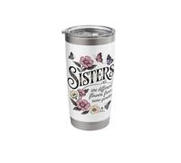 Sisters Different Flowers from Same Garden Matching Sister Stainless Steel Insulated Tumbler