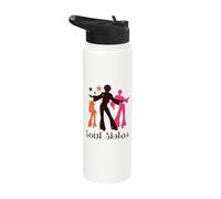 Sisters Funk 70s Costume Lover Rare Soul Music Stainless Steel Insulated Water Bottle