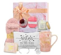Sisters Gifts From Sister Christmas Gifts for Sister Birthday Sisters Gift From Sister Brother Little/Big Sister Gifts for Soul Sisters in Law Mother's Day Gift Baskets for Sisters With Coffee Mug