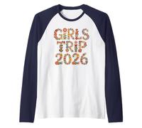 Sisters Girls Trip 2026 Vacation Cruise Vacay Beach Matching Raglan Baseball Tee