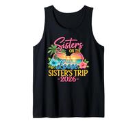 Sisters On The Loose Sisters Trip 2026 Funny Summer Vacation Tank Top