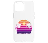 Sisters on the Loose Vacation Tropica Sunset Case for iPhone 15