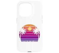 Sisters on the Loose Vacation Tropica Sunset Case for iPhone 15 Pro