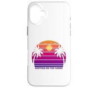 Sisters on the Loose Vacation Tropica Sunset Case for iPhone 16 Plus