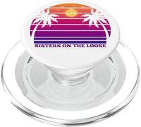 Sisters on the Loose Vacation Tropica Sunset PopSockets PopGrip for MagSafe
