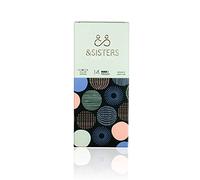 &Sisters Organic Cotton Medium Eco-Applicator Tampons, 14-Pieces