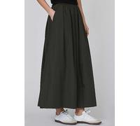 Sisters Point Long Loose Pocket Skirt Khaki