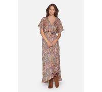 Sisters Point Multi Animal Print Maxi Dress Pink Animal