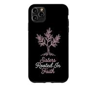 Sisters Rooted In Faith Christian Scripture Siblings Case for iPhone 11 Pro Max