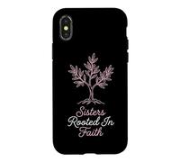 Sisters Rooted In Faith Christian Scripture Siblings Case for iPhone X/XS