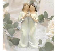 Sisters Statue,Sister Figurines for Willow Tree,Hand Painted | Friendship Gifts for Women,Sisters Birthday Gift,for Mother’s Day, Birthdays,or Any Special Occasion