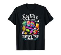 Sisters Trip 2025 Summer Cute Sister's On The Loose 2025 T-Shirt