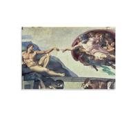 Sistine Chapel Ceiling Michelangelo Buonarroti Painter Poster Poster Painting Canvas Wall Art Living Room Posters Painting 16x24inch(40x60cm)