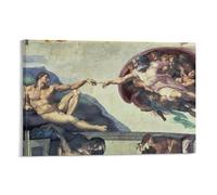 Sistine Chapel Ceiling Michelangelo Buonarroti Painter Poster Wall Art Picture Painting Poster Canvas Print Posters Artworks Room Decor 24x36inch(60x90cm)