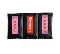 Sistir, Anniversary Coffee Taster Gift Pack. Perfect for Coffee Lovers. 100% Arabica Grounds, Roasted and Packed in The UK. 3 x 95g