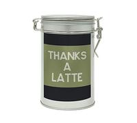 Sistir, Thanks A Latte Coffee Gift in A Tin. Novelty Thank You Gift for Coffee Lover. 100% Arabica Grounds, Roasted and Packed in The UK. 150g