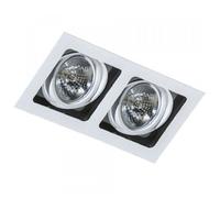 SISTO 2 WHITE/BLACK CEILING LIGHT PT 2X GU10 ES111 AZ1447