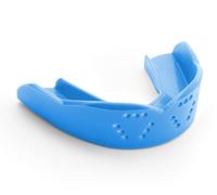 SISU 3D Mouthguard, Electric Blue - 2.0mm Thin - for Athletes Over 5’ Tall - Pre-Formed for Custom-Molded Fit - Remoldable Up to 20 Times - Non Toxic