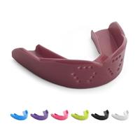 SISU 3D Mouthguard, Mighty Maroon - 2.0mm Thin - for Athletes Over 5’ Tall - Pre-Formed for Custom-Molded Fit - Remoldable Up to 20 Times - Non Toxic