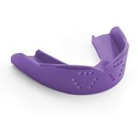 SISU 3D Mouthguard, Purple Punch - 2.0mm Thin - for Athletes Over 5’ Tall - Pre-Formed for Custom-Molded Fit - Remoldable Up to 20 Times - Non Toxic