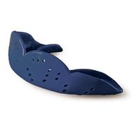 SISU Aero Medium Mouthguard, Noble Navy - 1.6mm Thin - Custom-Molded Fit - Slim Design - Remoldable Up to 20 Times - for Team Sports - Non Toxic