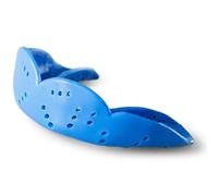 SISU Aero Small Mouthguard, Electric Blue - 1.6mm Thin - Custom-Molded Fit - Slim Design - Remoldable Up to 20 Times - for Team Sports - Non Toxic