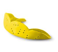 SISU Aero Small Mouthguard, Sunny Yellow - 1.6mm Thin - Custom-Molded Fit - Slim Design - Remoldable Up to 20 Times - for Team Sports - Non Toxic