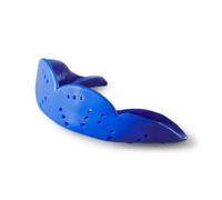 SISU Mouth Guard Aero - Royal Blue - Ultra Slim Gumshield for Adults & Kids - Custom Fit Rugby Gum Shield- A Remouldable Sports Mouthguard for Boxing, MMA, Hockey - Small (Under 5' Tall)