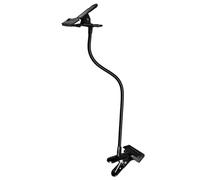 Sisyeuo Bendable Universals Mount with Metal Hose and Adjustable Clamp for Holding Small Appliances Like Microphones and Dryers Clamp Soft Tube