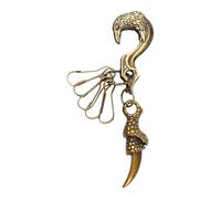 Sisyeuo City Street Pendant Jewelry, Lightweight, Quilted Necklace, Men's, Women's, Multi-purpose, Style, Day and Night Accessories, Hip Hop Hawks Pendant