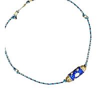 [Sisyeuo] Ethnic Fashion Rose Rope Coating Drum Sphere Success Charm Chain with Old Plan Rose Rope Coating Jewelry for Women