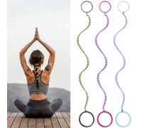 SISYOUP 3 Packs 16" Colorful Spiral Hair Ties No Damage for Women, Elastic Ponytail Holders Hair Bands for Short Fine Thin Hair Ponytail Wrap Hair Tie for Wind Water Braided Hair Ties Scrunchies