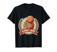 Sisyphus Boulder Pushing Almost There Greek Mythology Design T-Shirt
