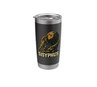 Sisyphus Greek Mythology Perseverance Art Stainless Steel Insulated Tumbler