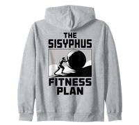 Sisyphus Philosophy Design for a Philosophy Student Zip Hoodie