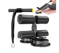 Sit Bar Floor Exercise Machine - Home Gym Assey Assistant with Adjustable Height, Heavy Suction Cup Stability | Core Abdominal Training Bar, Compact Sitting Tool for the E