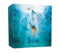 Sit Down! Dive Board Game - Unique Transparent Ocean Cards, Push Your Luck, Catch a Ride on a Sea Turtle or Dolphin - First to 23 Points Wins, 1-4 players, 20-30 mins, Ages 8+